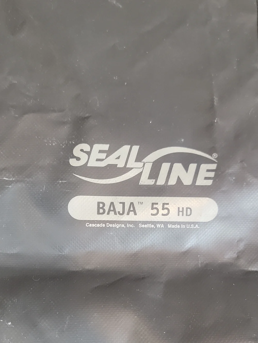 Seal Line Large Capacity 55L Black Waterproof Dry Bag
